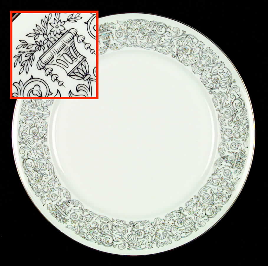 Medici Black Dinner Plate by Arzberg-1