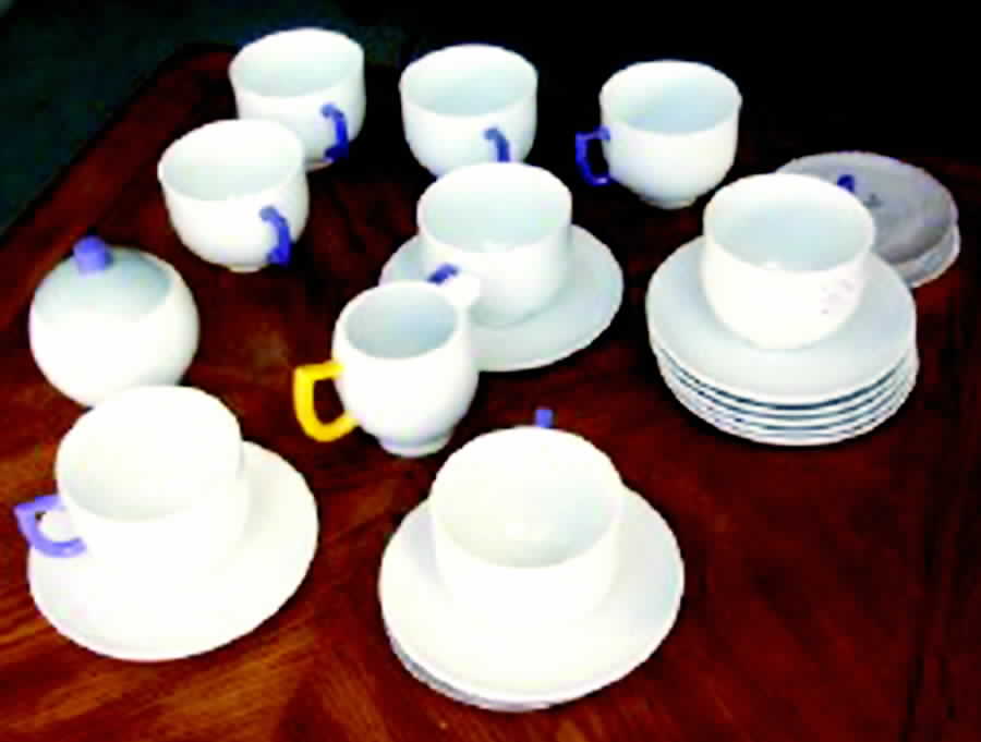 Modern Art Flat Cup & Saucer Set by Arzberg-1