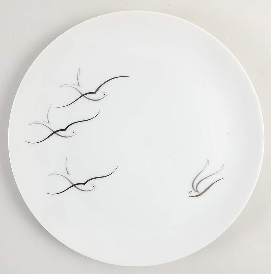 Silver Flight Dinner Plate by Arzberg-1