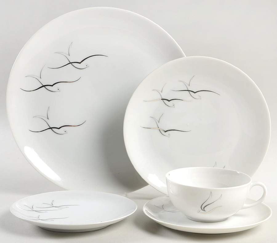 Silver Flight 5 Piece Place Setting by Arzberg-1