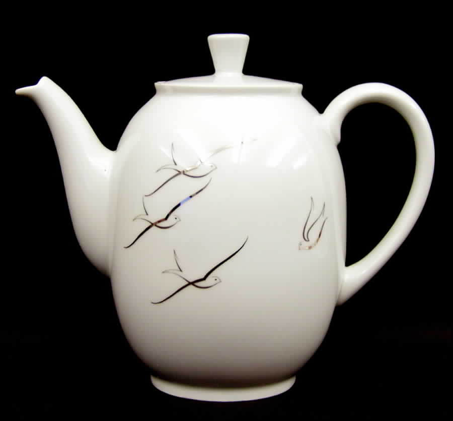 Silver Flight Coffee Pot & Lid by Arzberg-1