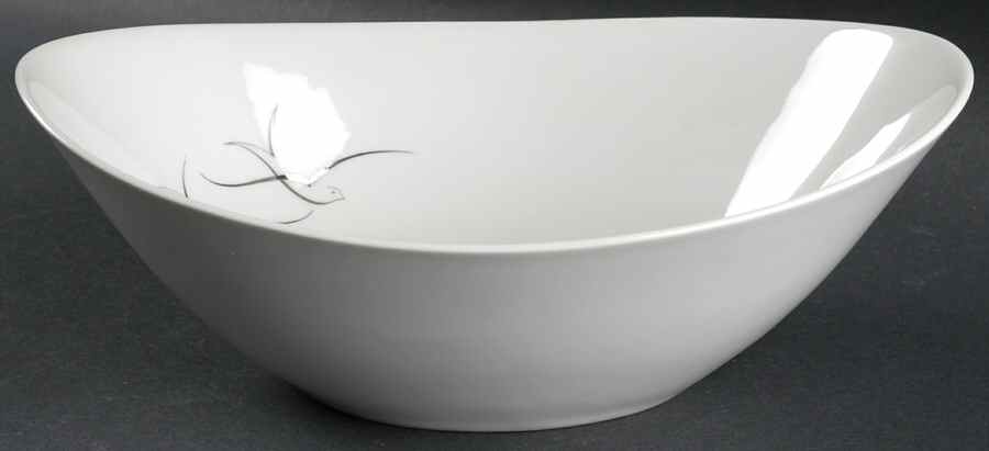 Silver Flight 9" Oval Vegetable Bowl by Arzberg-1