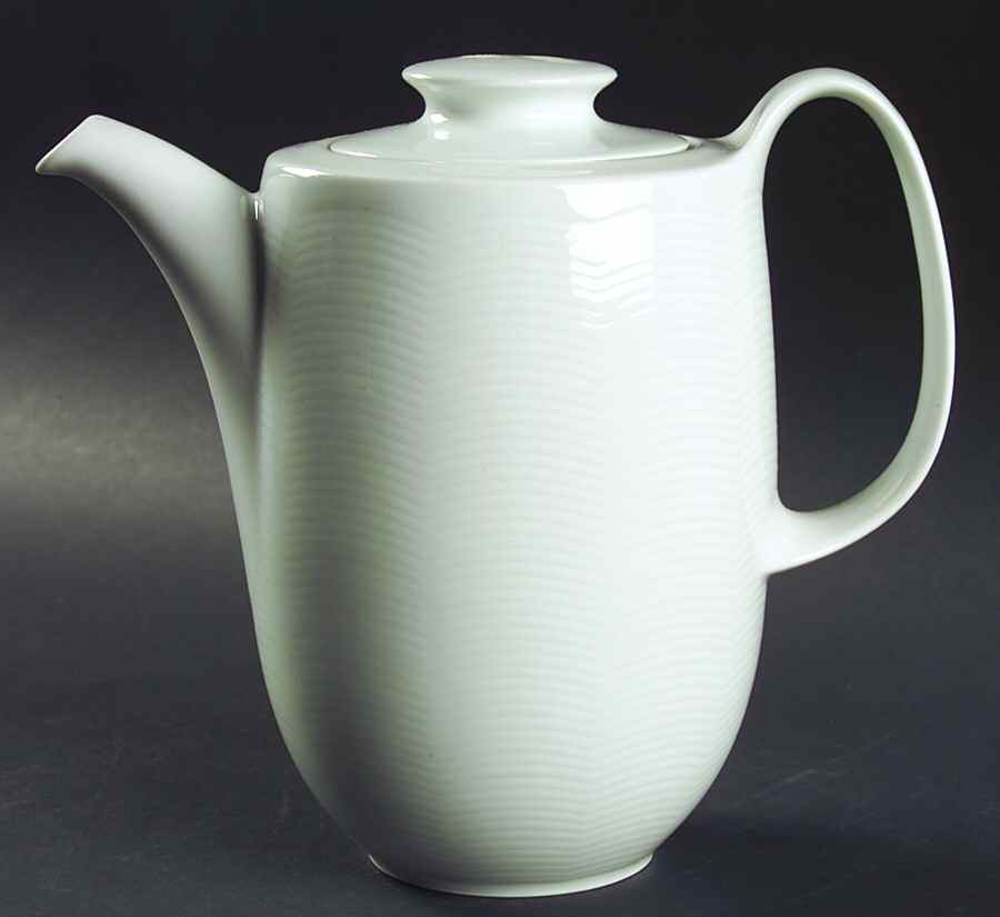 White Sky Coffee Pot & Lid by Arzberg-1