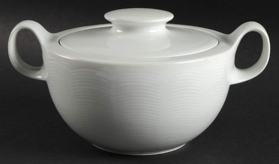 White Sky Round Covered Vegetable by Arzberg-1