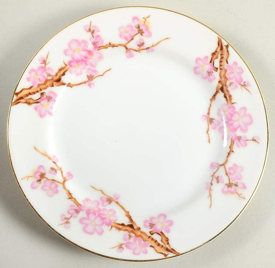 Cherry Bread & Butter Plate by Asahi-1