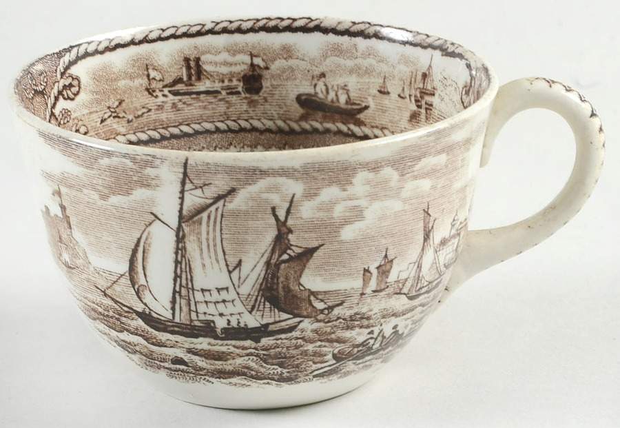 American Marine Brown Flat Cup by Ashworth Bros-1