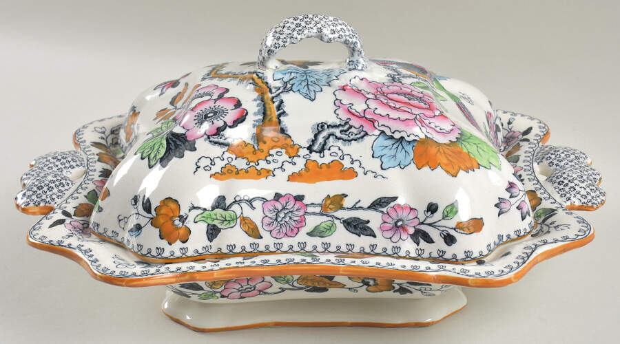 B9461 Rectangular Covered Vegetable by Ashworth Bros-1