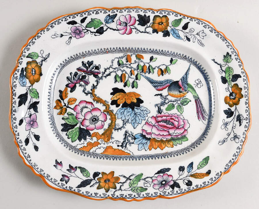 B9461 11" Oval Serving Platter by Ashworth Bros-1
