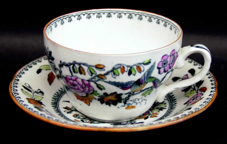 B9461 Flat Cup & Saucer Set by Ashworth Bros-1