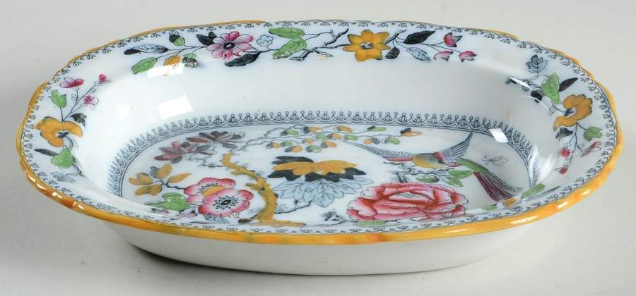 B9461 9" Oval Vegetable Bowl by Ashworth Bros-1