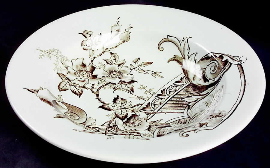 Melrose Rim Soup Bowl by Ashworth Bros-1