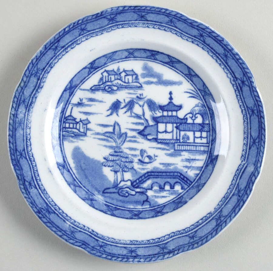 Real Old Canton Bread & Butter Plate by Ashworth Bros-1