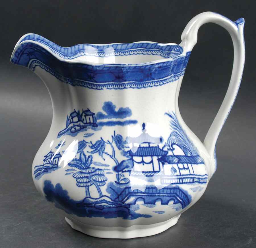 Real Old Canton 64 Oz Pitcher by Ashworth Bros-1