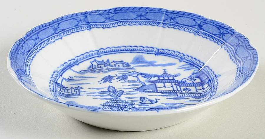Real Old Canton Fruit/Dessert (Sauce) Bowl by Ashworth Bros-1