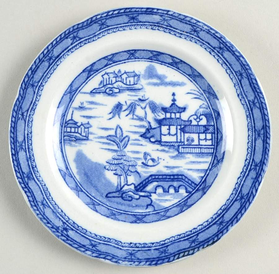 Real Old Canton Bread & Butter Plate by Ashworth Bros-1