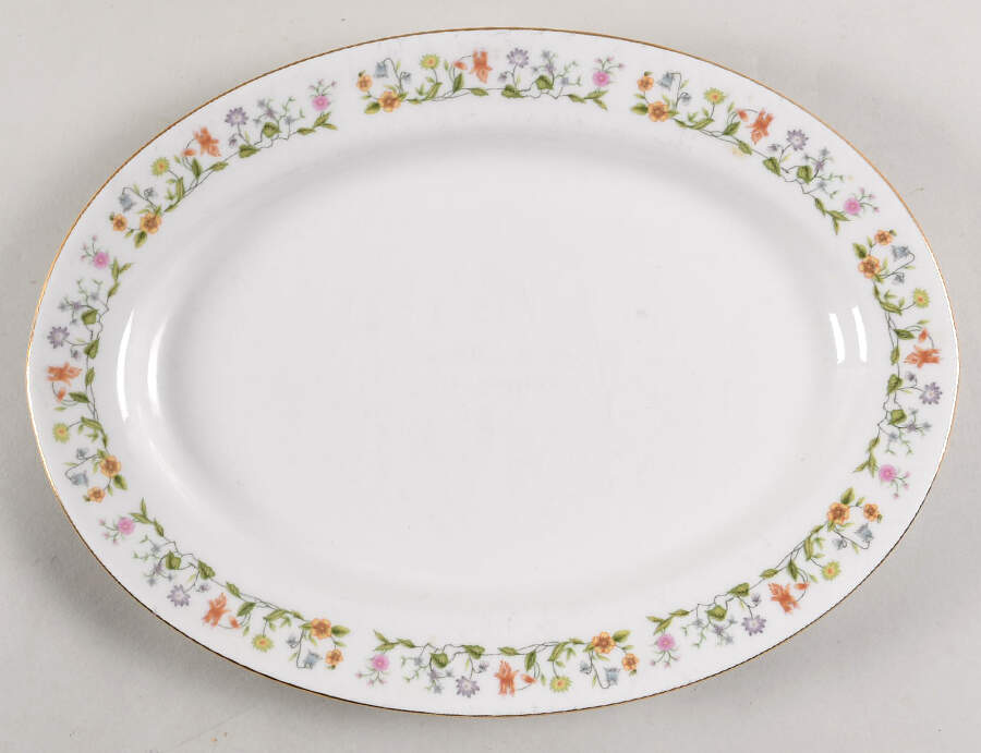 Eternal Love (Gold Trim) 12" Oval Serving Platter by Ashley-1
