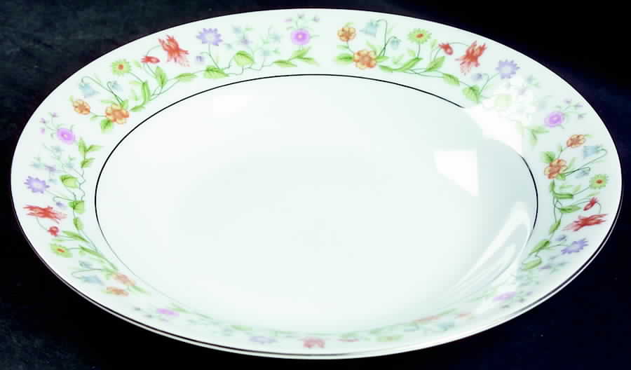 Eternal Love (Platinum Trim) Rim Soup Bowl by Ashley-1