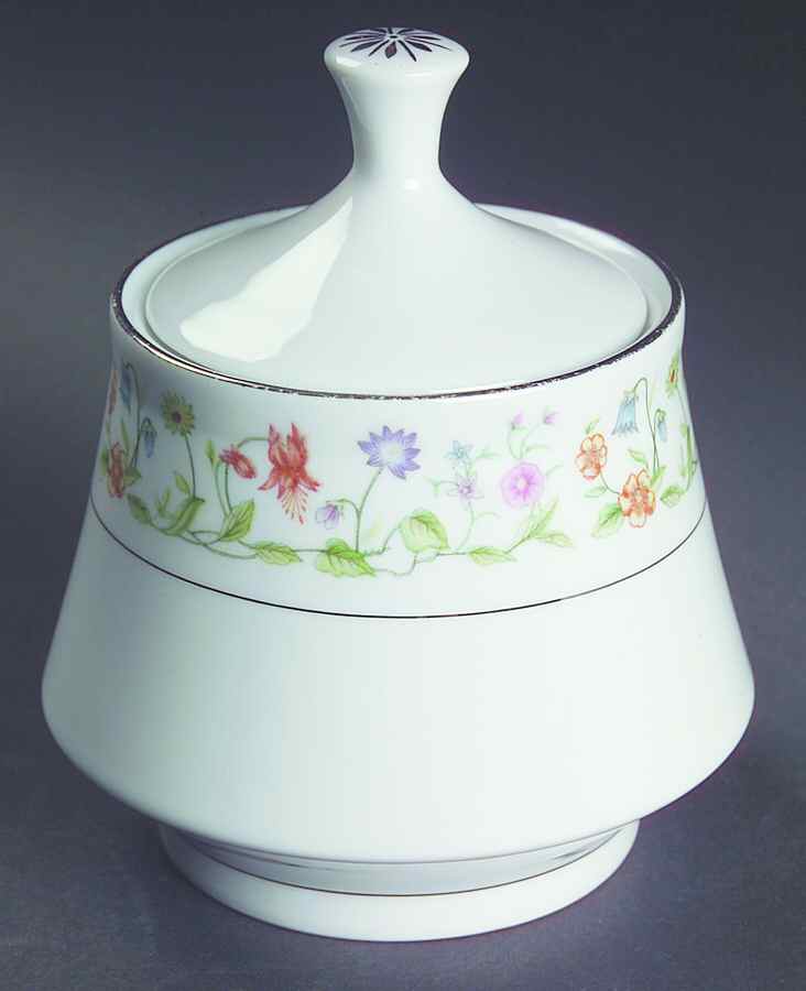 Eternal Love (Platinum Trim) Sugar Bowl & Lid by Ashley-1