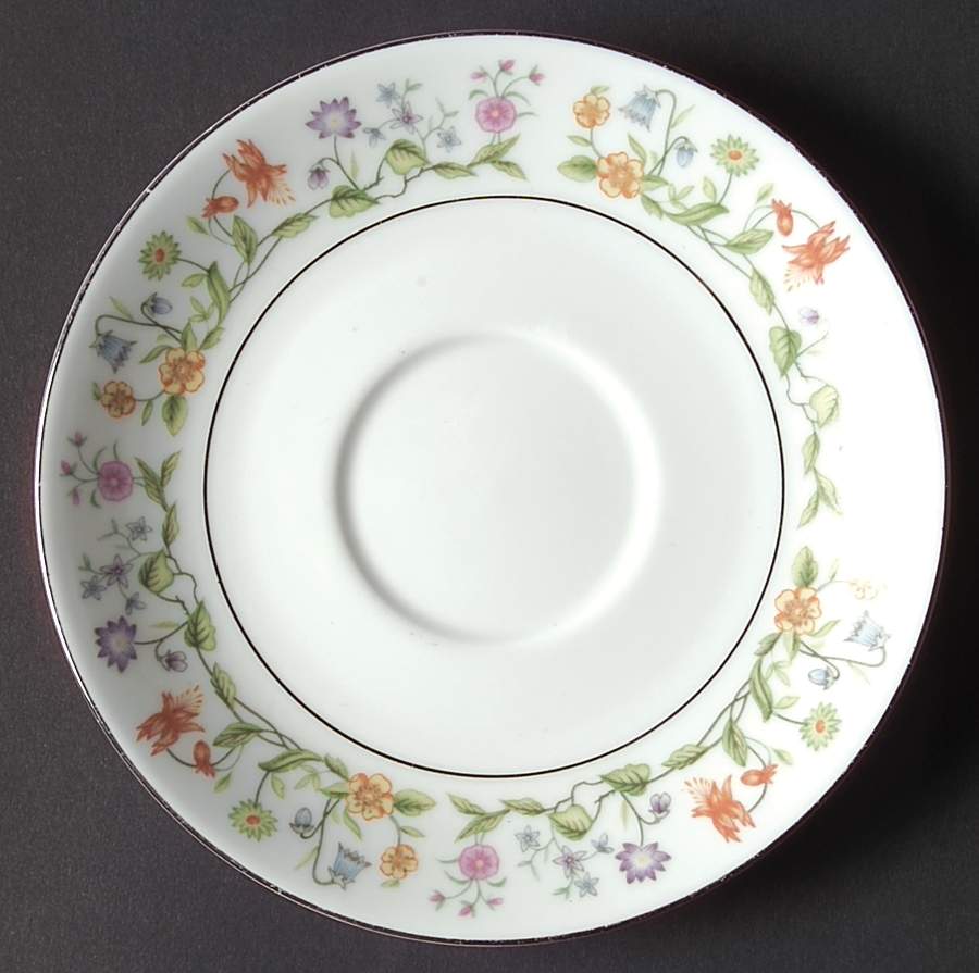Eternal Love (Platinum Trim) Saucer for Footed Cup by Ashley-1