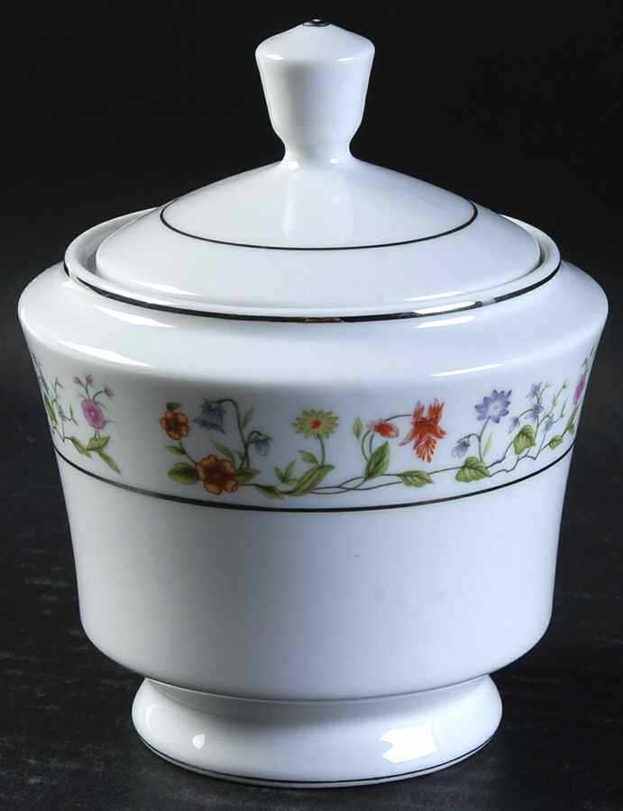 Eternal Love (Platinum Trim) Sugar Bowl & Lid by Ashley-1