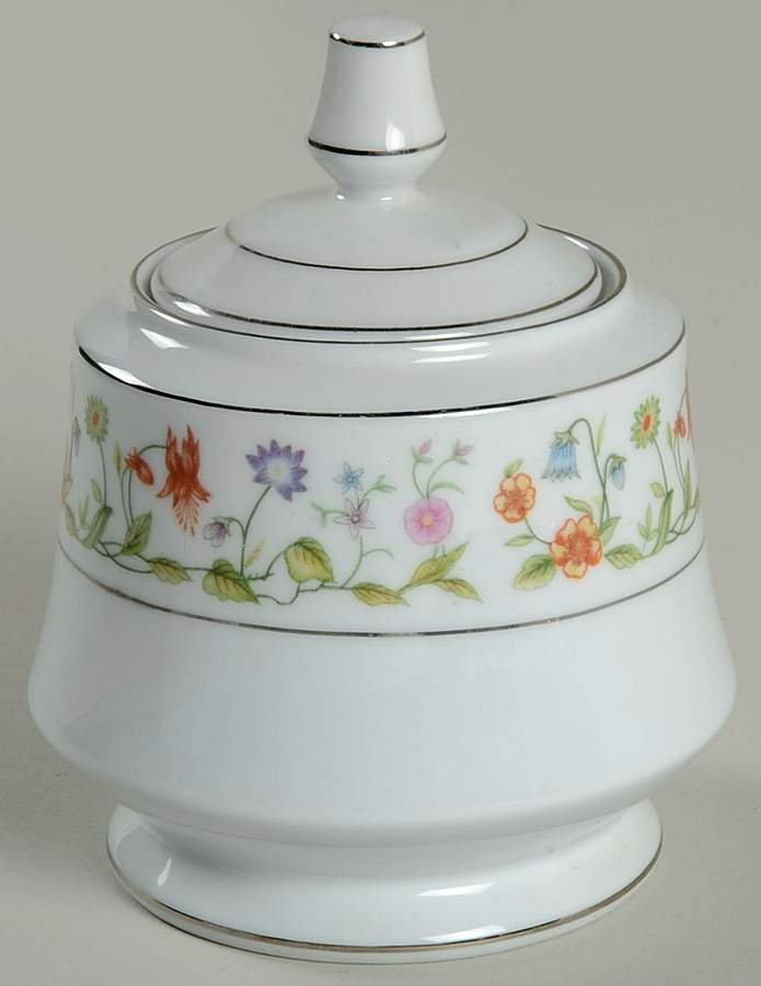 Eternal Love (Platinum Trim) Sugar Bowl & Lid by Ashley-1