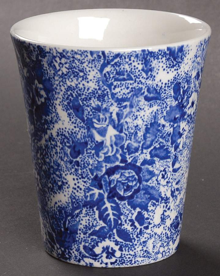 Chintzware Blue China Bathroom Tumbler by Laura Ashley-1