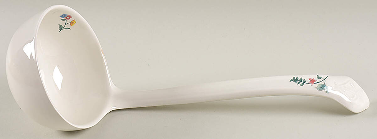 Chinese Silk Tureen Ladle by Laura Ashley-1