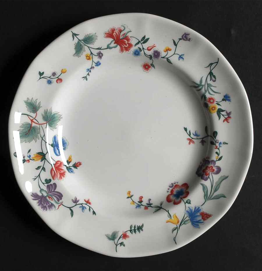 Chinese Silk Salad Plate by Laura Ashley-1
