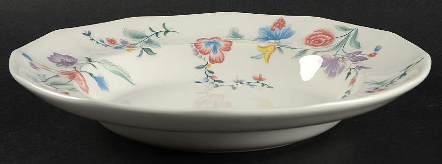 Chinese Silk Rim Soup Bowl by Laura Ashley-1