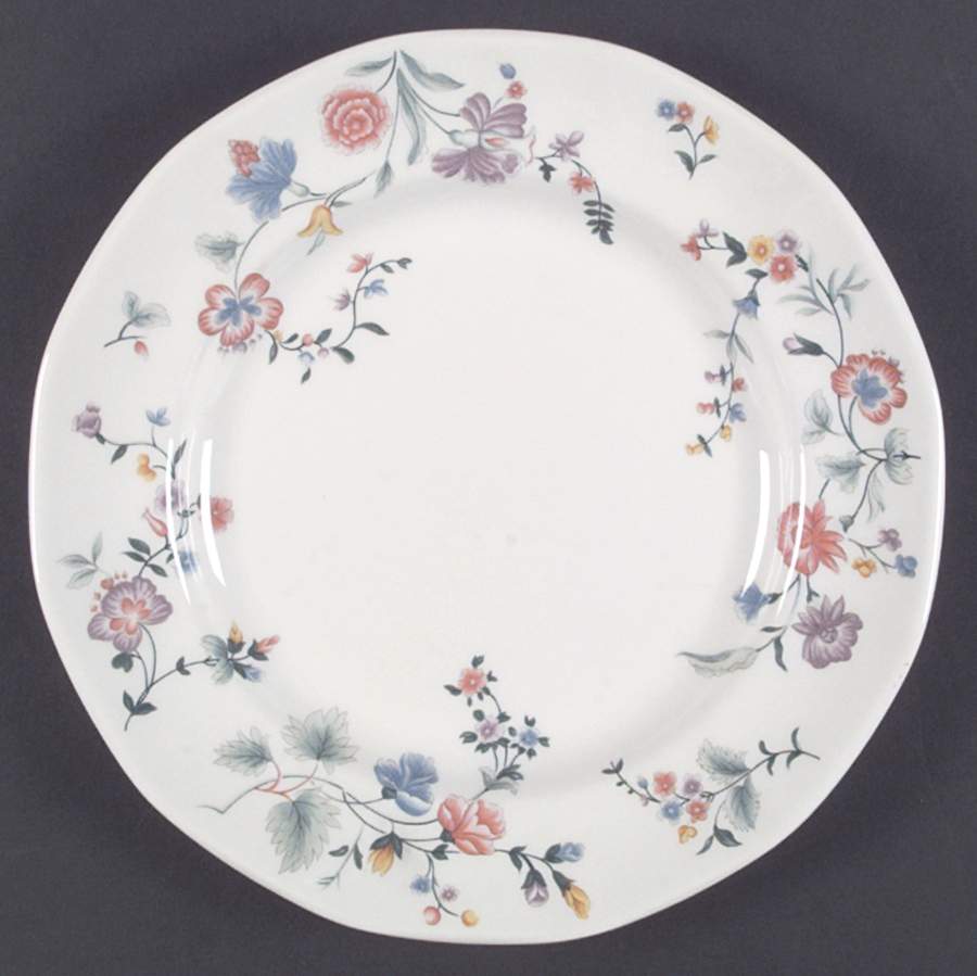 Chinese Silk Dinner Plate by Laura Ashley-1