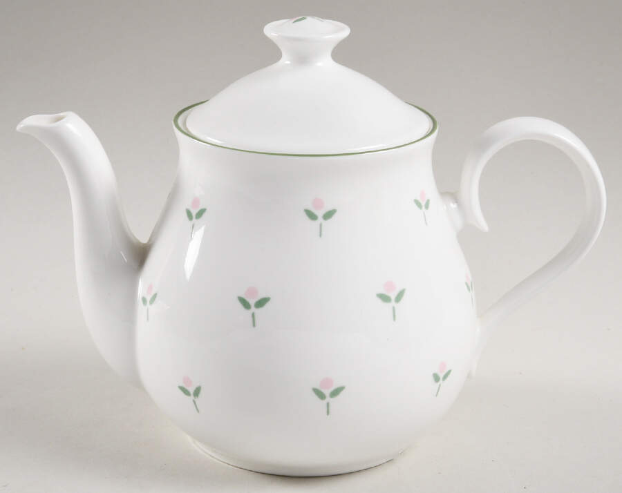 Cottage Sprig Mini Teapot & Lid by Laura Ashley-1