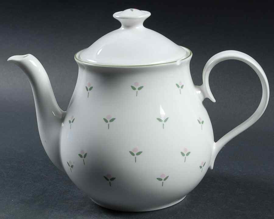 Cottage Sprig Teapot & Lid by Laura Ashley-1