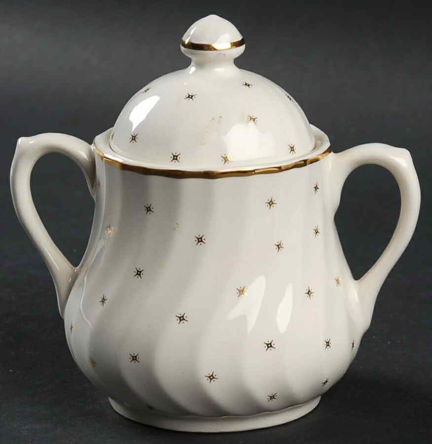 Starlight Sugar Bowl & Lid by Laura Ashley-1