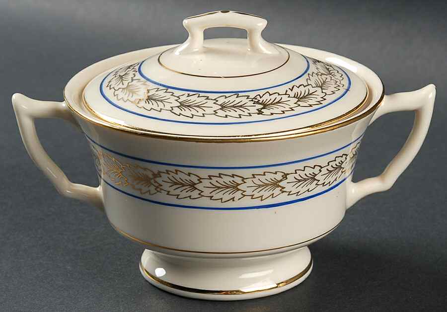ATS7 Sugar Bowl & Lid by Atlas China (NY)-1