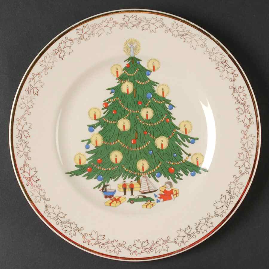 Merry Christmas Dinner Plate by Atlas China (NY)-1