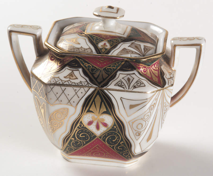 Alhambra Mini Sugar Bowl & Lid by Carl.F Boseck & Co-1