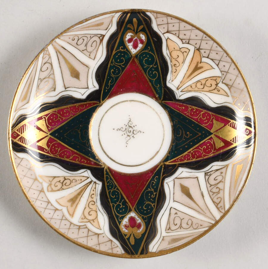 Alhambra Saucer for Footed Demitasse Cup by Carl.F Boseck & Co-1