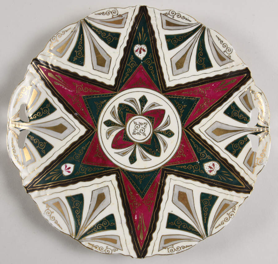 Alhambra Handled Cake Plate by Carl.F Boseck & Co-1
