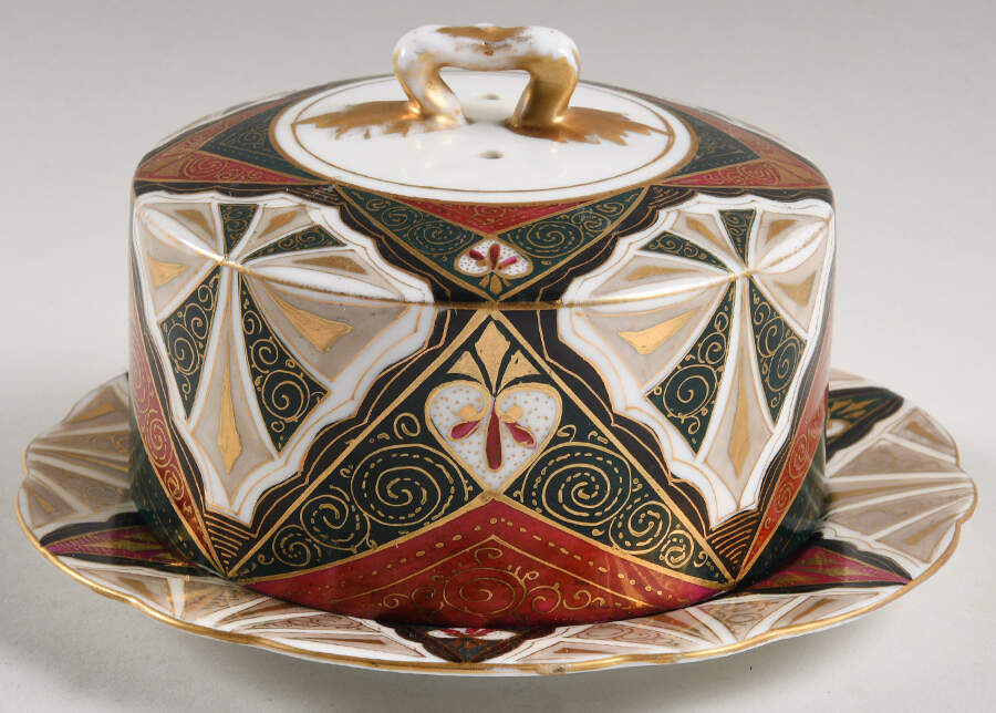 Alhambra Round Covered Butter by Carl.F Boseck & Co-1