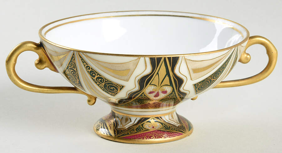 Alhambra Footed Bouillon Cup by Carl.F Boseck & Co-1