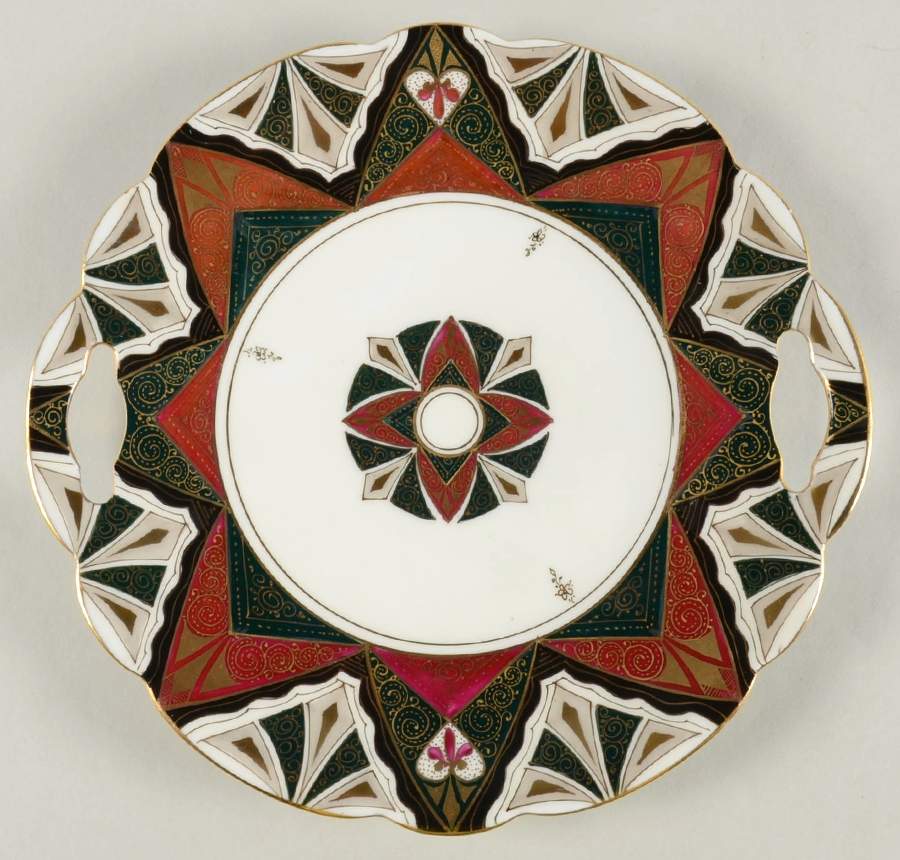 Alhambra Handled Cake Plate by Carl.F Boseck & Co-1