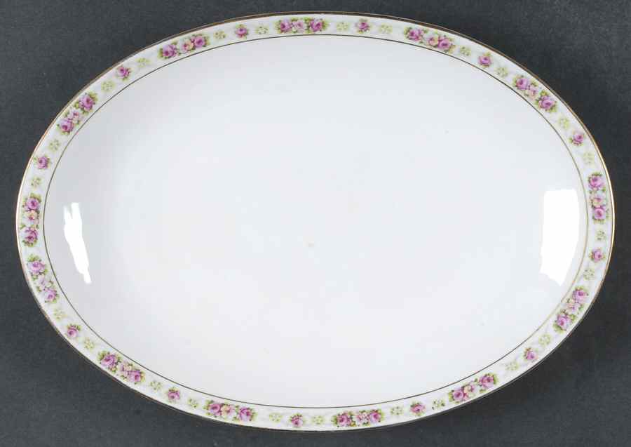 AUS10 12" Oval Serving Platter by Austria-1