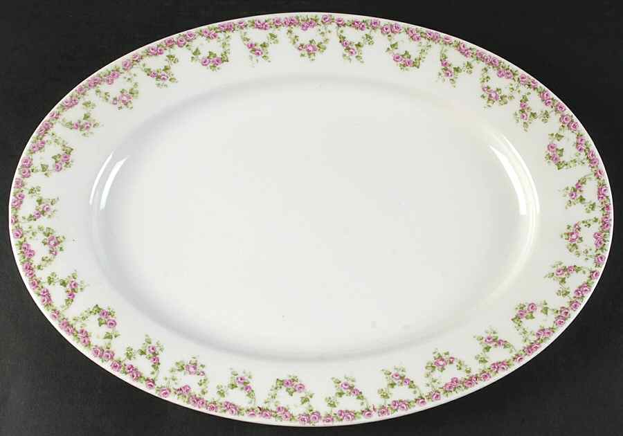 AUS21 14" Oval Serving Platter by Austria-1