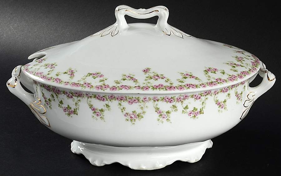 AUS21 Oval Tureen & Lid by Austria-1