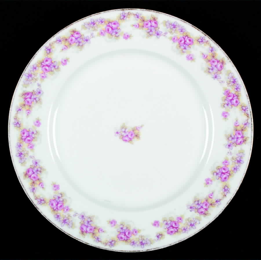 La France Rose Salad Plate by Altrohlau-1