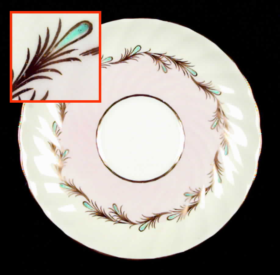 2070-3 Saucer by John  Aynsley & Sons-1