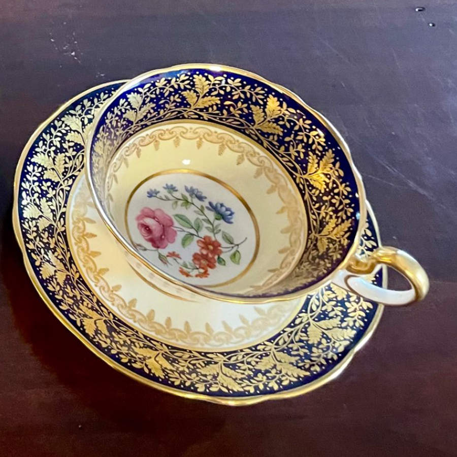 6841 Footed Cup & Saucer Set by John  Aynsley & Sons-1