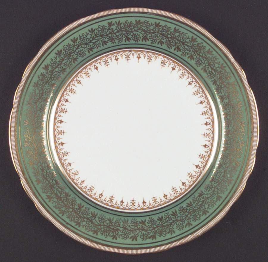 7098 Green Salad Plate by John  Aynsley & Sons-1