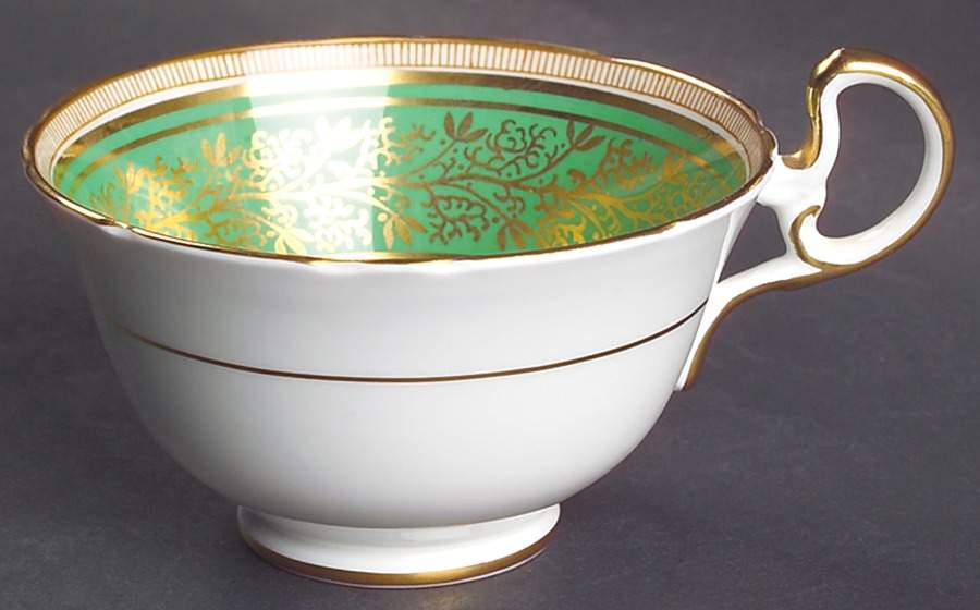 7098 Green Footed Cup by John  Aynsley & Sons-1