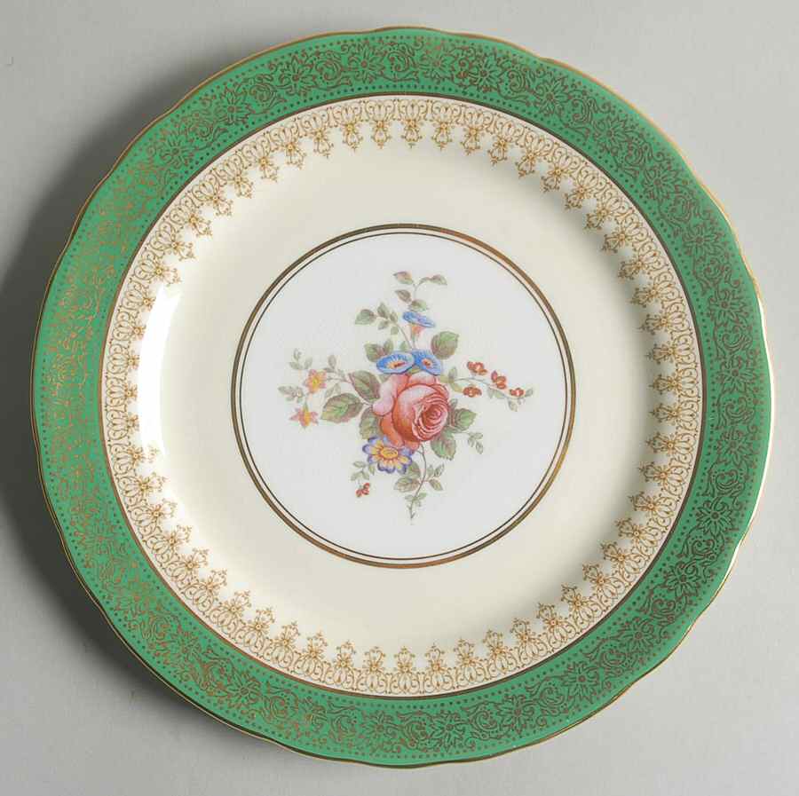 7300 Green Salad Plate by John  Aynsley & Sons-1